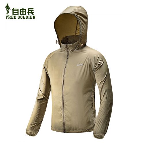 imperméable sport homme FREE SOLDIER en nylon - Ref 500027