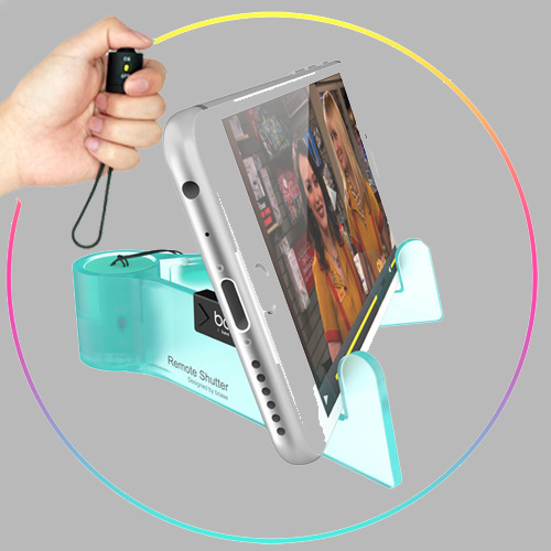 Kit selfie compact avec trépied télécommande et retardateur - Ref 4364
