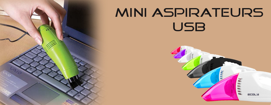 Catégorie Mini aspirateurs USB