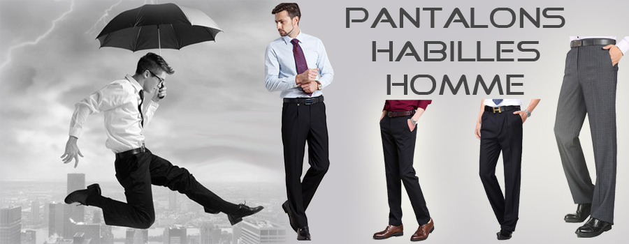 Vêtements homme - Pantalons habillés