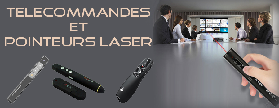 Catégorie Télécommandes et pointeurs laser